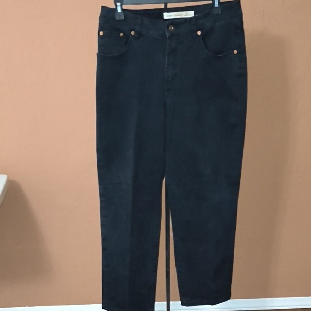 Christopher Blue Women's Black Straight Leg Jeans Size 14